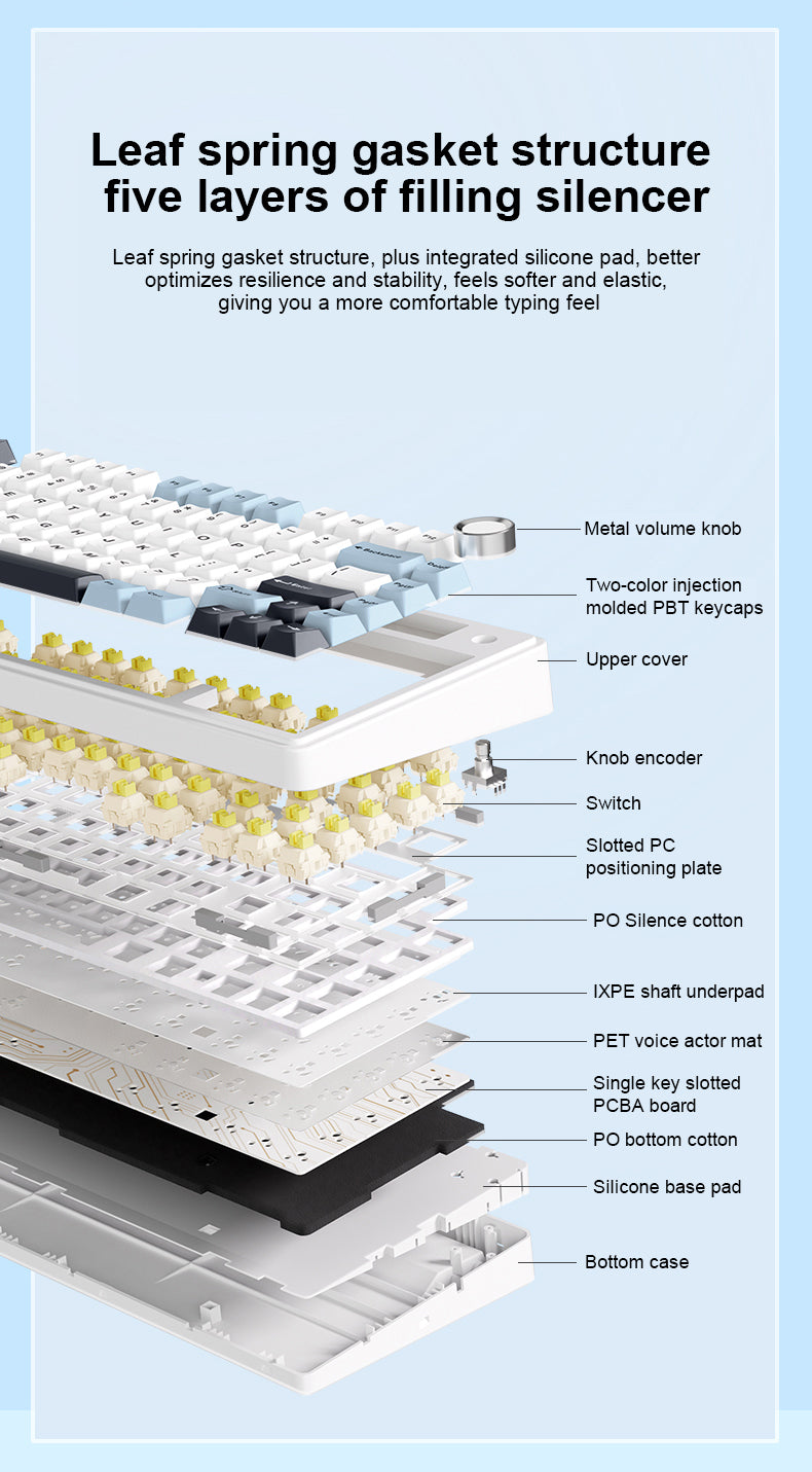 AULA F75 Gasket Mechanical Keyboard