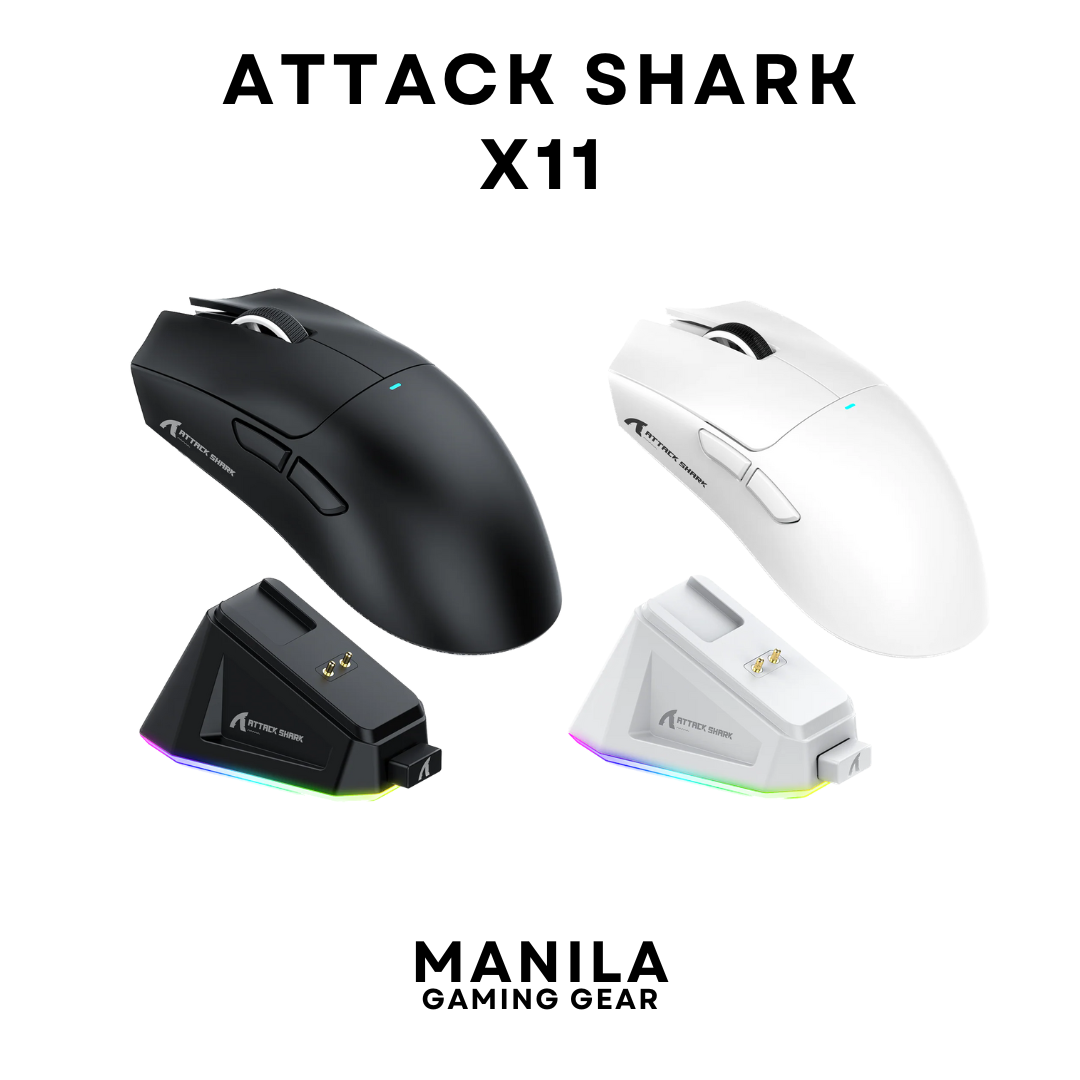 ATTACK SHARK X11 Wireless Gaming Mouse with Charging Dock