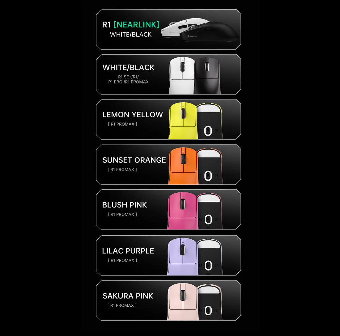 VXE R1 Pro/Pro Max Ultra Lightweight Wireless Gaming Mouse