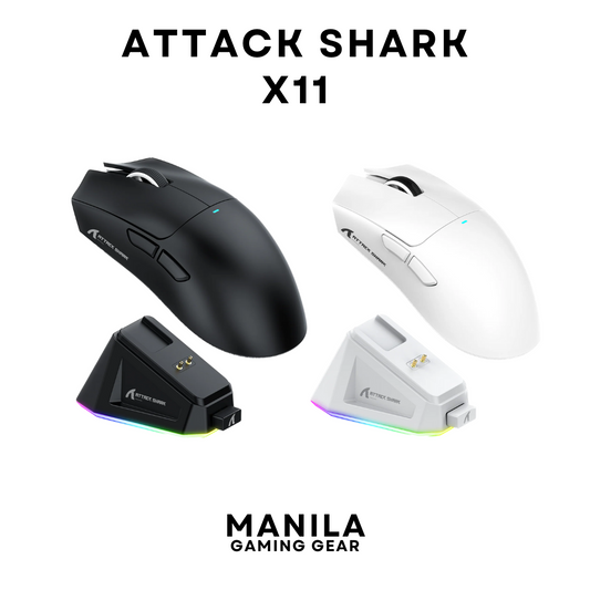 ATTACK SHARK X11 Wireless Gaming Mouse with Charging Dock